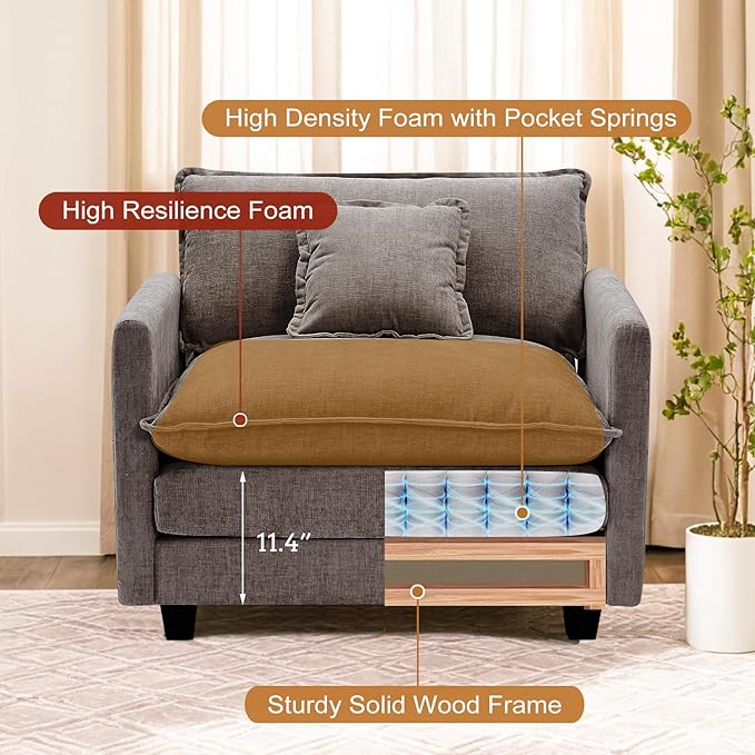 Furniliving Oversized Accent Chair - Image 3