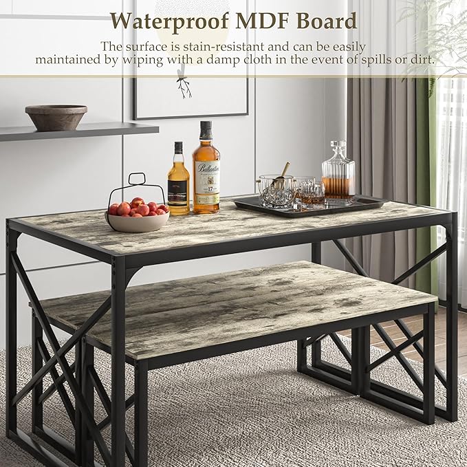 VECELO Kitchen Dining Table Set - Image 4