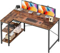 Huuger 47 Inches L Shaped Desk, Computer Desk by Huuger