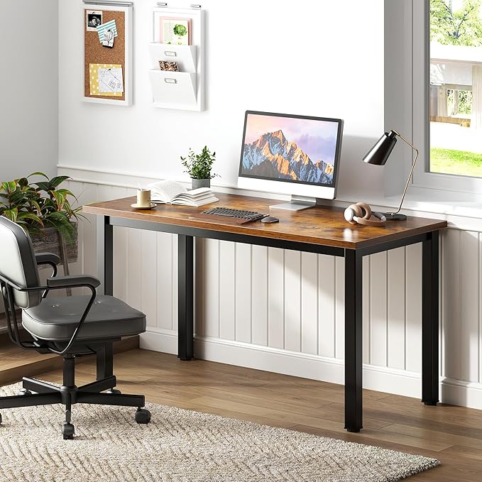 Need Computer Desk, 47 inch Home Office Desk, Modern Simple Style Home Office - Image 4