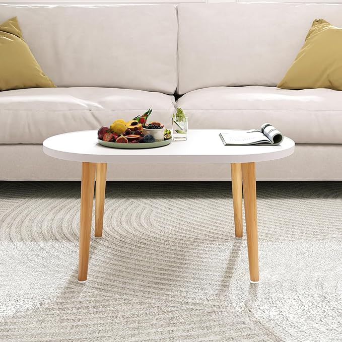 Oval Coffee Table Low Table - Image 2
