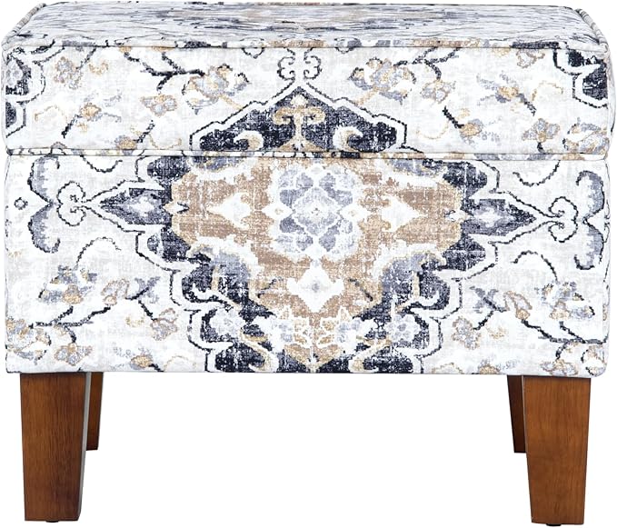 Home Decor | Dinah Collection Modern Storage Ottoman | Ottoman by Spatial+Order