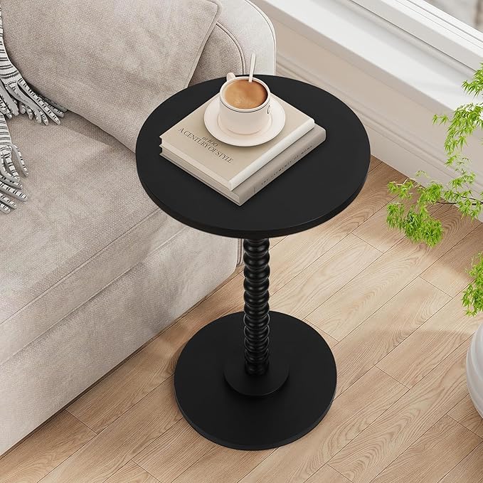 Round Side Table, Small End Table - Image 2