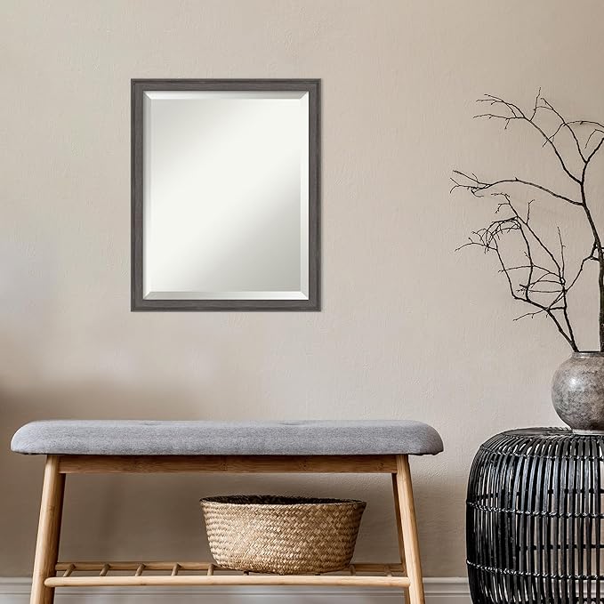 Amanti Art Silver Bathroom Mirror - Image 5