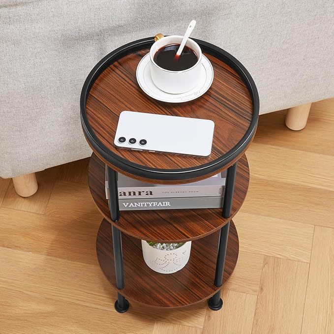 Side Table, Small Round Side Table - Image 7