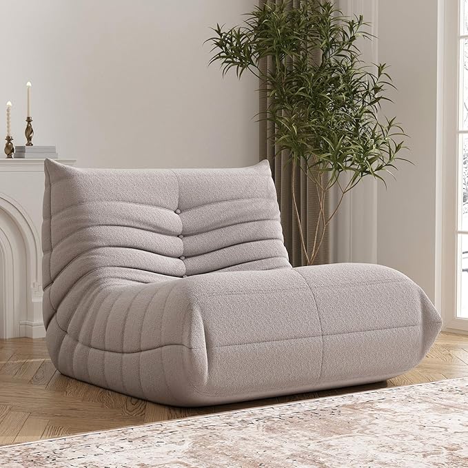 Bean Bag Chair, Fireside Chair Bean Bag Sofa Large Bean Bag Chair by Unknown