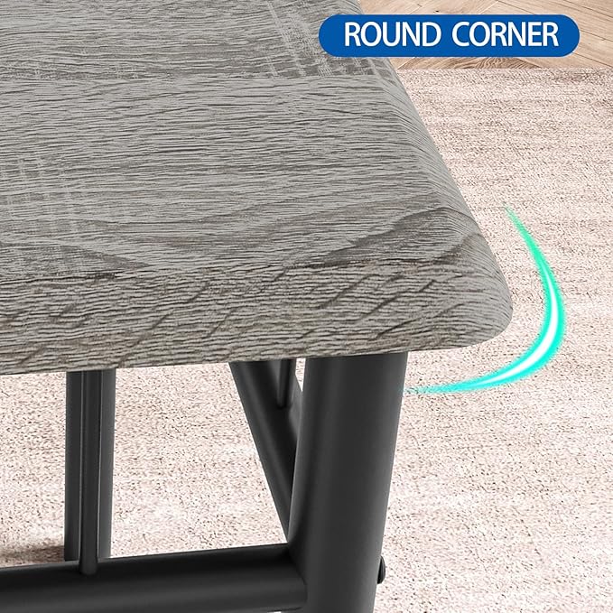 IDEALHOUSE Dining Table Set for 2, Square Dinner Table Sets - Image 3