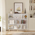 YESHOMY 9 White Cube Bookcase, Open Frame 3-Tier Book Shelf, Bookshelf Storage by SearchallYESHOMY