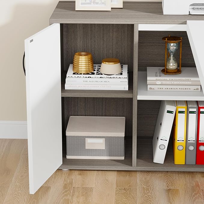 Tribesigns 71 inch Executive Desk, L Shaped Desk - Image 7
