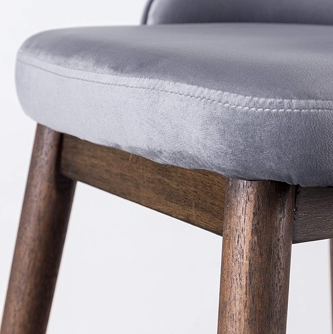Roundhill Furniture Leland Fabric Upholstered Counter Height Wingback Stools - Image 13