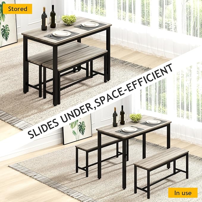 Rovibek Dining Room Table Chairs Set - Image 3