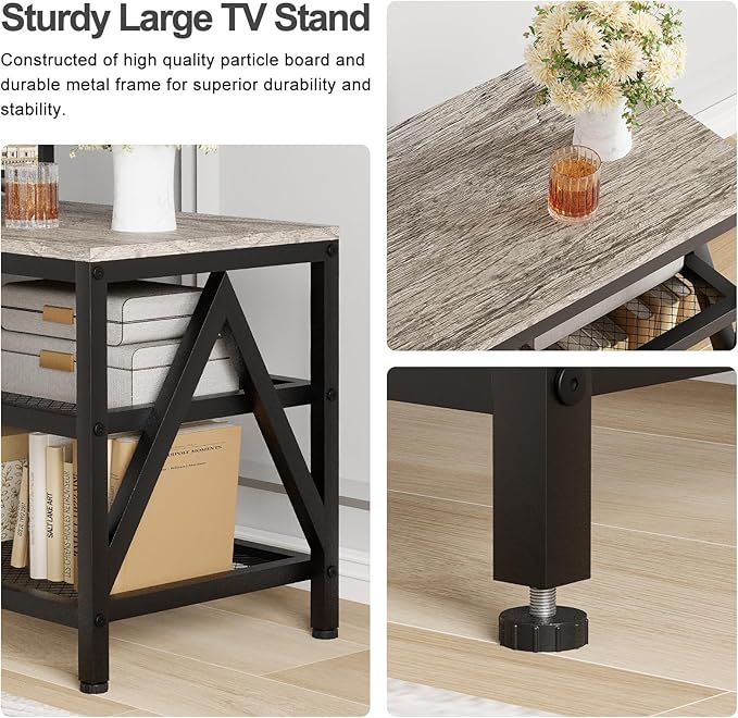 TV Stand for TVs up to 65 Inch, Entertainment Center for Living Room - Image 5