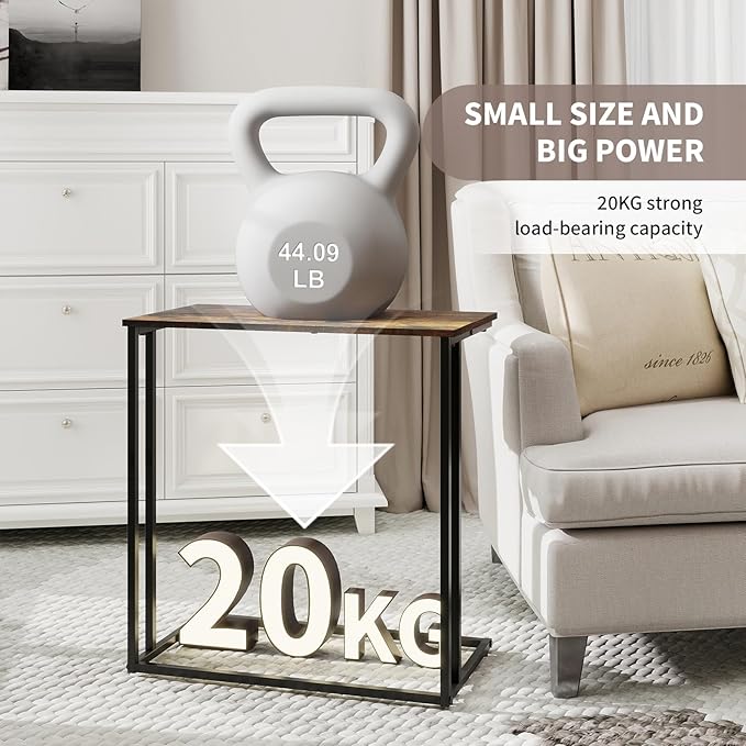 C-Shaped Side Table, Modern End Table - Image 7