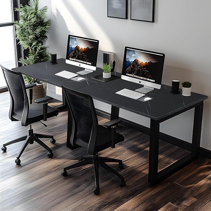 Kaboon Universal Tabletop 55"x23.62" Solid One-Piece Melamine Table Top - Image 8