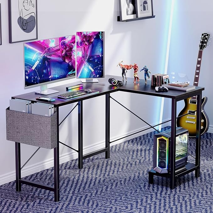 Whitmor L Shaped Gaming Desk - Image 7