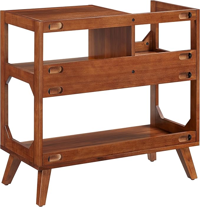 Crosley Furniture Asheville Mid-Century Modern Media Console Record Player Stand - Image 5