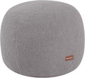 MeMoreCool Stuffed Round Pouf Ottoman Foot Rest, Floor Pouf Foot Stool by MeMoreCool