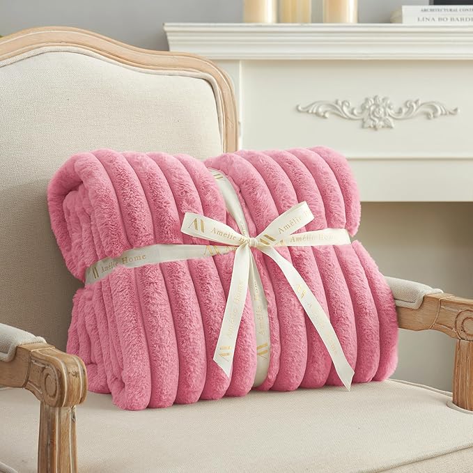 Amélie Home Faux Fur Throw Blanket - Image 6