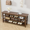 Wooden Storage Shoe Bench, Entryway Bench by YourSpacePerfectlyReflected