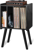 Wooden LP Record Player Stand by 2BHOME