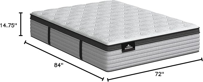 Kingsdown Passions Aspiration 14.75" Pillow Top Mattress California King - Image 2