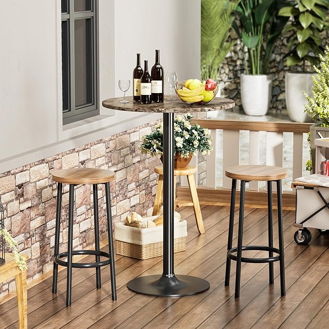 Shahoo Round Bar Table, Cocktail Tables - Image 7