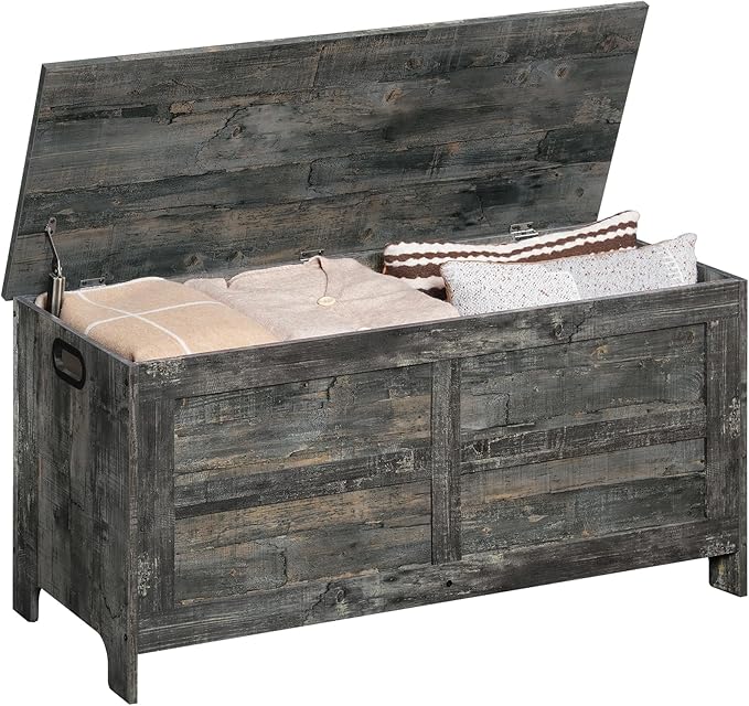 Storage Chest, 39.4” Large Toy Chest, Entryway Storage Trunk, Storage Bench - Image 3