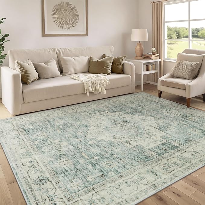 LIVEBOX Washable Area Rug 5x7 Rugs by LIVEBOX