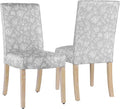 HomePop Scalloped Detail Dining Chair|Upholstered Parsons Dining Chairs by HomePop