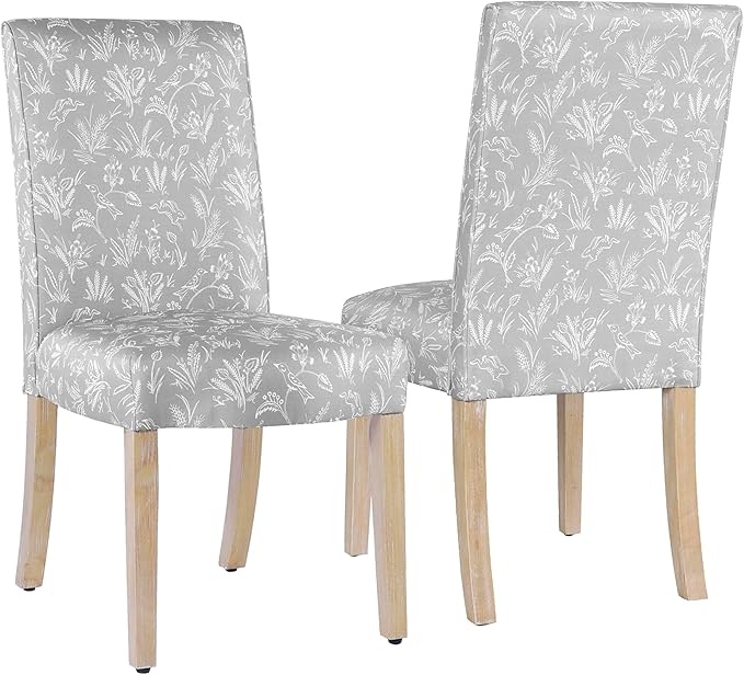HomePop Scalloped Detail Dining Chair|Upholstered Parsons Dining Chairs by HomePop