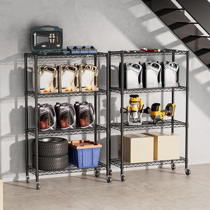SINGAYE 4 Tier Adjustable Storage Shelf - Image 2