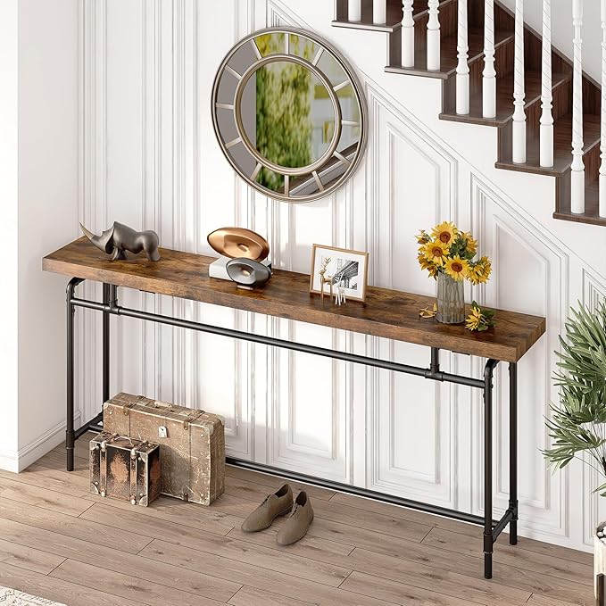 Tribesigns Console Table, 70.9 Inches Extra Long Sofa Table - Image 8