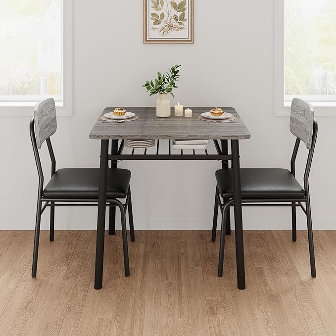 GAOMON 3-Piece Dining Table Set - Image 3