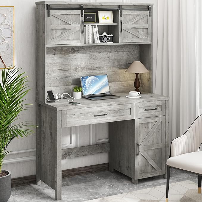 Farmhouse 47" Executive Desk, Computer Desk - Image 7