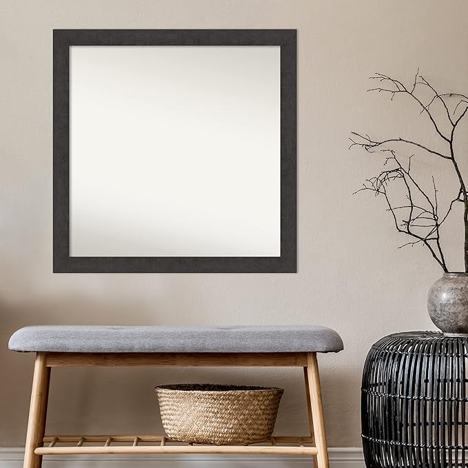 Amanti Art Brown Bathroom Mirror - Image 6