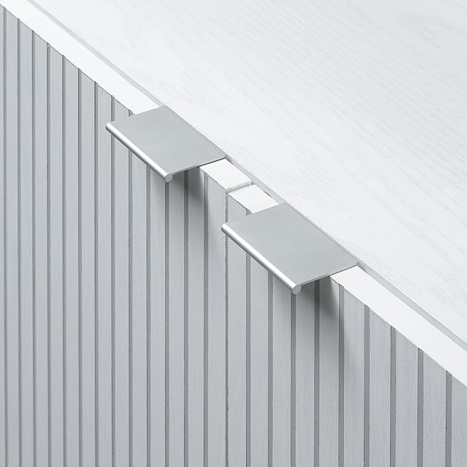 Sango Merk 2-Door Cabinet, Modern White Storage Cabinet - Image 5