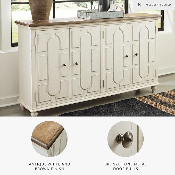 Signature Design by Ashley Roranville French Country Accent Cabinet or Server - Image 3