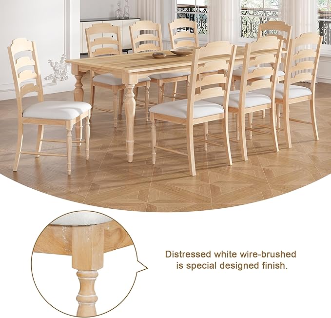 Ball & Cast 9-Piece 82.7inch Extendable Dining Table Set - Image 5