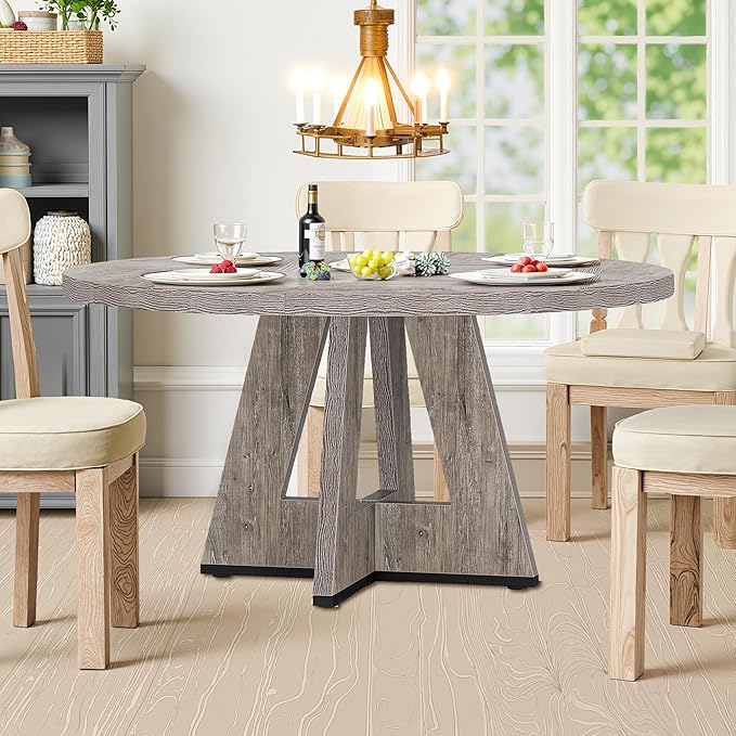 NicBex 47-Inch Round Dining Table - Image 7