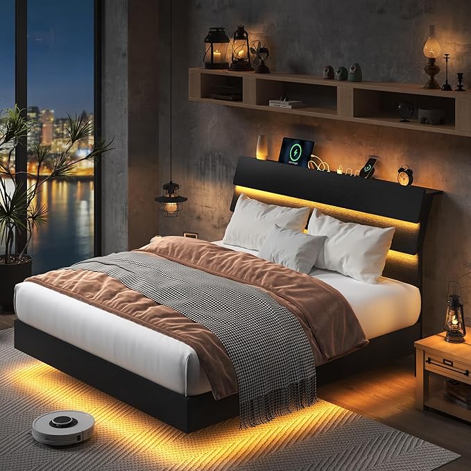 Feonase Floating Bed Frame Full - Image 8