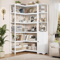 Keyluv 72" Tall Corner Bookshelf by KeyluvHome