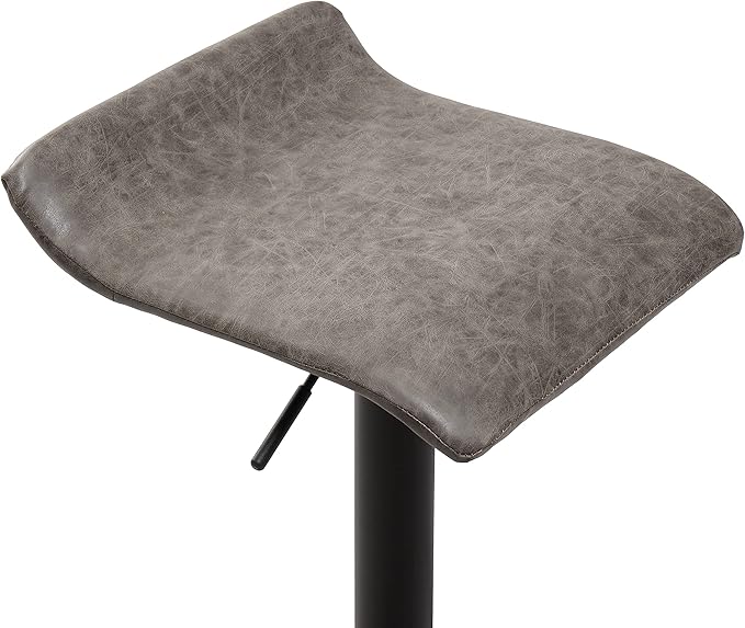 Finnhomy Set of 2 Adjustable Bar Stools, Swivel Barstools - Image 7
