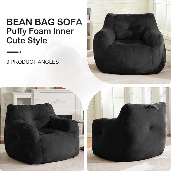 Hobestluk Bean Bag Chair for Adult Small Bean Bag Chairs - Image 8