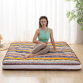 Dr.Futon Japanese Floor Futon Mattress Extra Thick Folding Roll Up Bed Topper by Dr.Futon