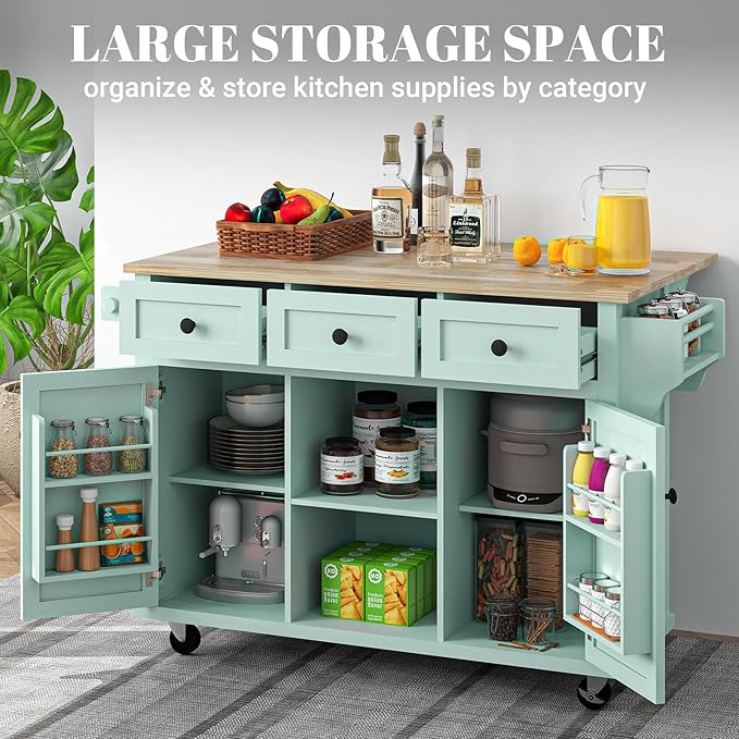 Rovibek Rolling Kitchen Island - Image 3