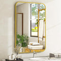 20 x 28 Inch Bathroom Mirror, Rounded Rectangular Vanity Mirror by EASLY