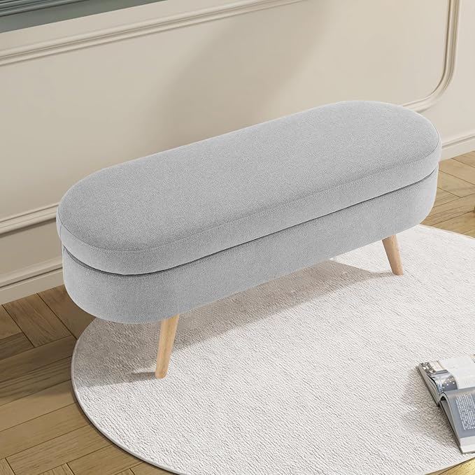 NicBex Ottoman Bench with Storage - Image 6