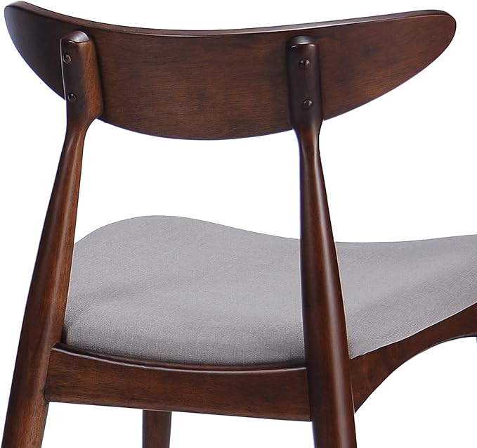 Christopher Knight Home Barron Fabric and Walnut Wood Dining Set, 5-Pcs Set - Image 10