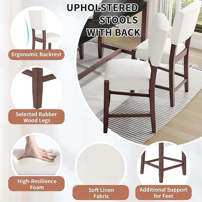 Ball & Cast 5-Piece Dining Table Set - Image 4