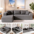 Cloud Sectional Couch, 104”L-Shape Oversized Sofa by FONTOI